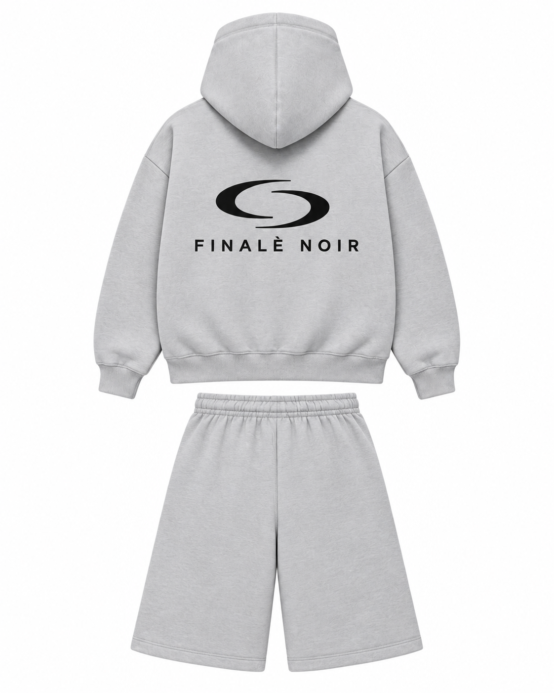 Gray 3/4 Short Set