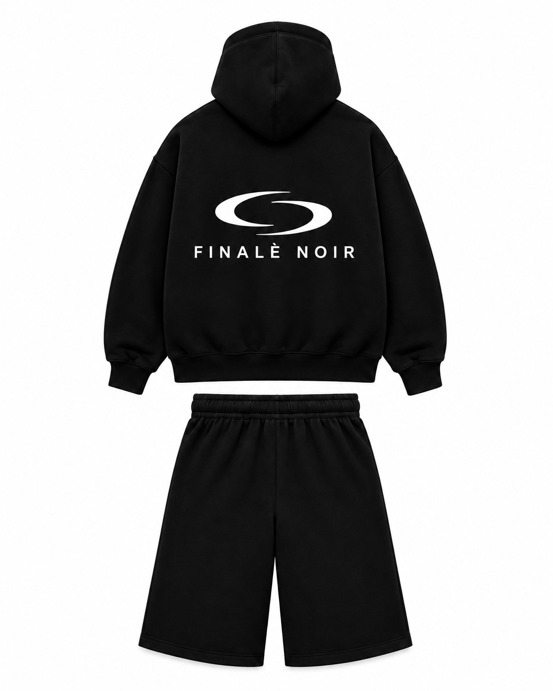 Black 3/4 Short Set