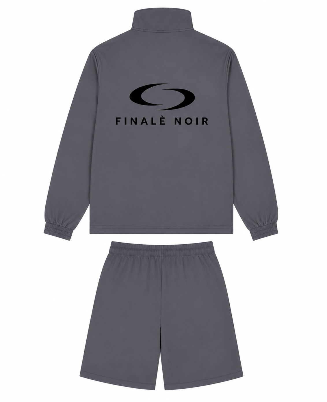 Grey Nylon Short Set
